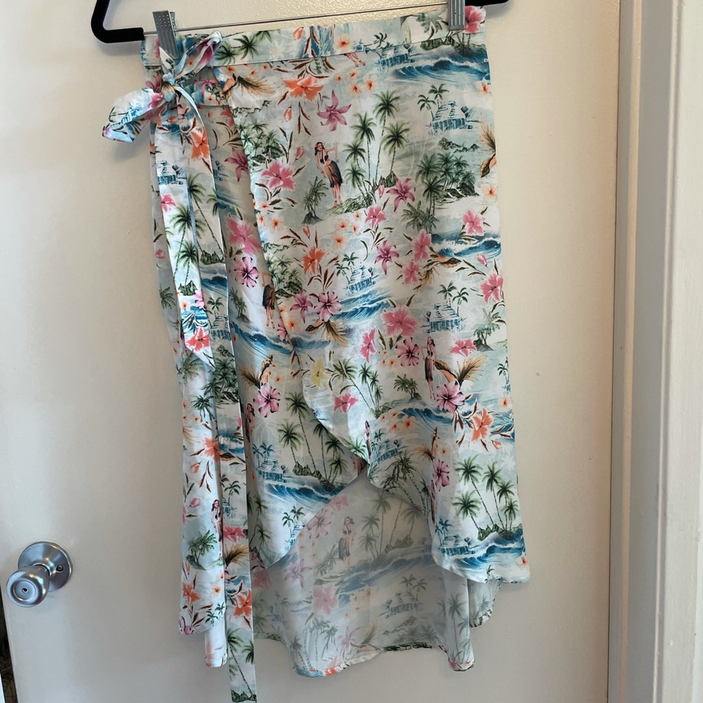 Show me your mumu Hawaiian wrap skirt